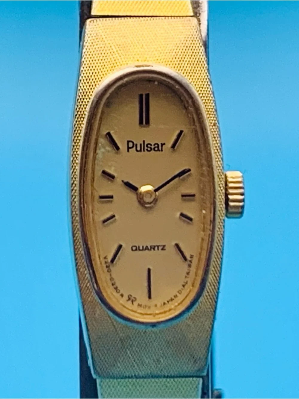 PULSAR By SEIKO V220-5150 Women’s Vintage Bracelet Quartz Watch Working New Batt